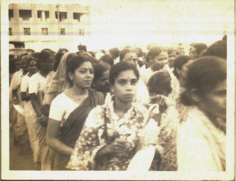Progressive Organisation of Women, march against sexual harrassment in public spaces, Hyderabad 1973